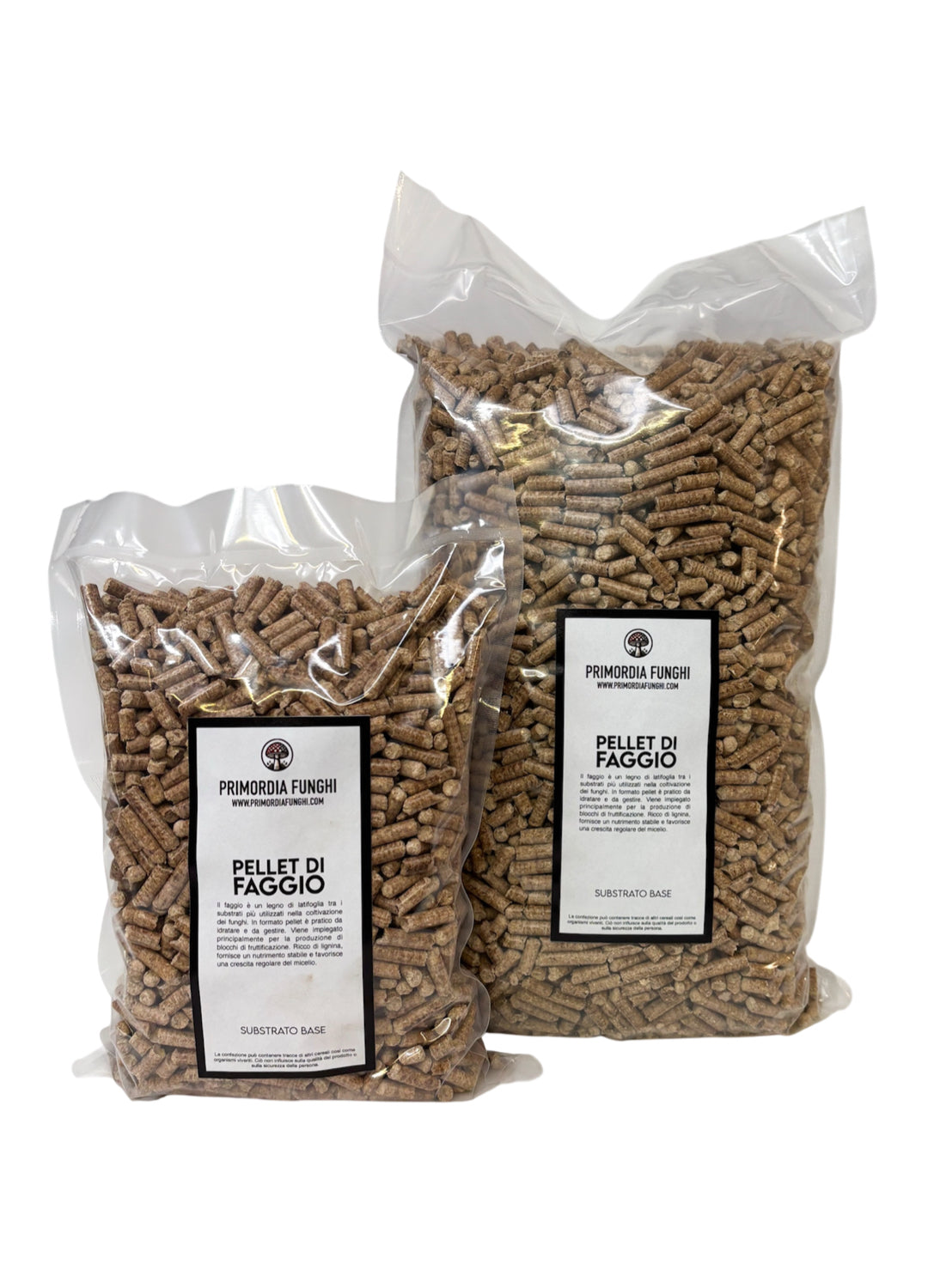 Pellet di Faggio per Coltivazione Funghi