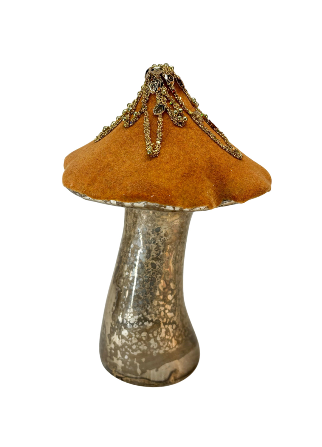 Fungo Decorativo Ornamentale Oro Ambrato