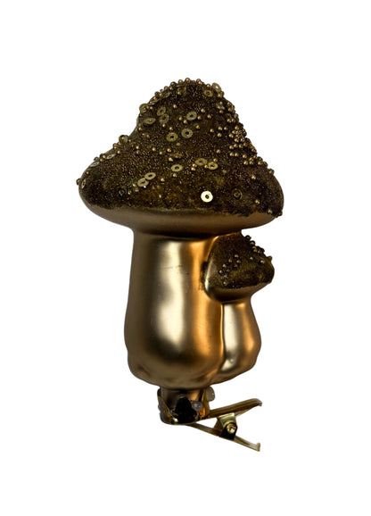 Fungo di Natale Verde Oliva con Clip