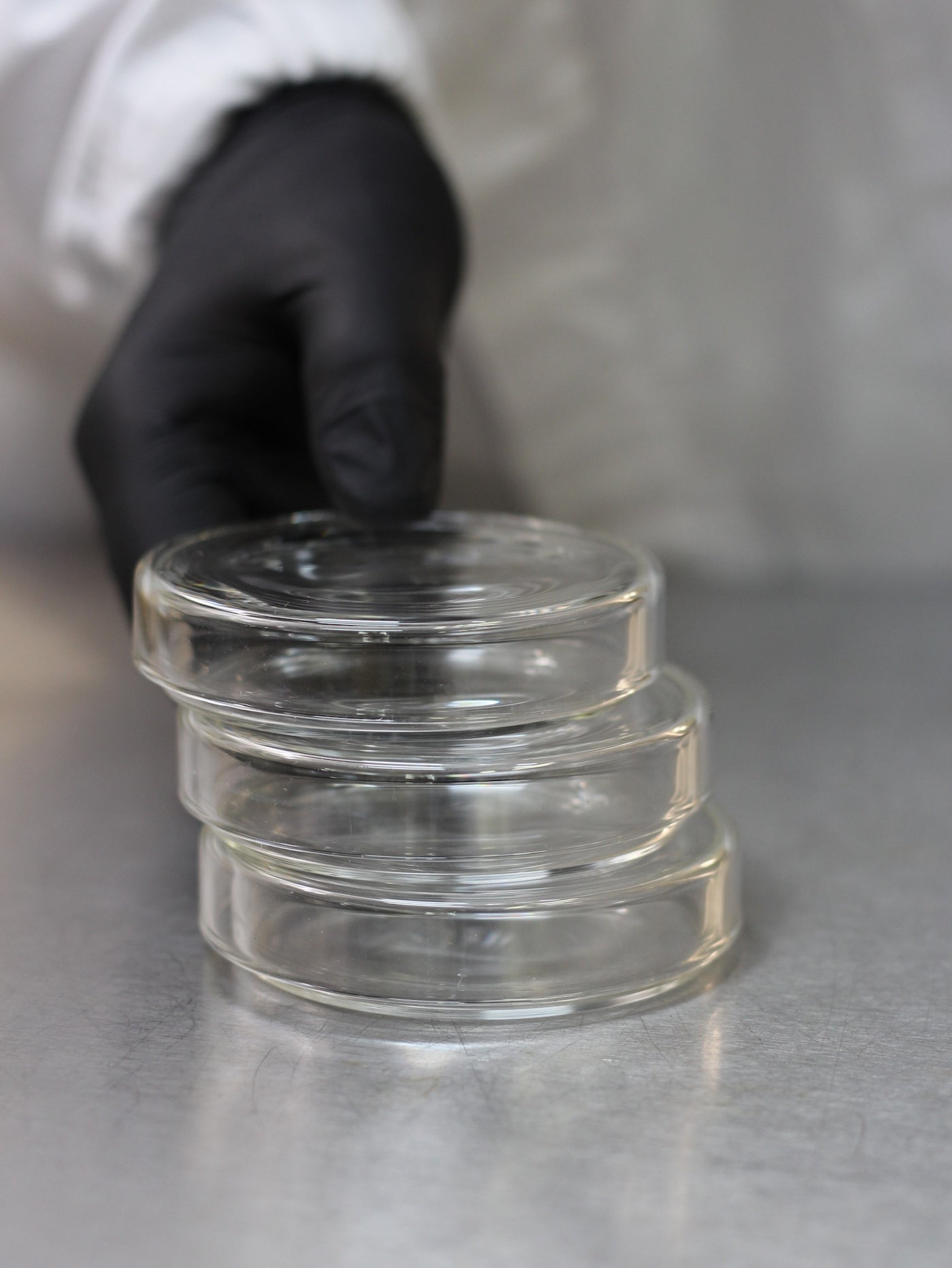 3 Piastre di Petri in Vetro Borosilicato